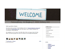 Tablet Screenshot of fewoamburgberg2.de